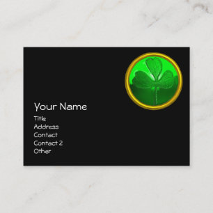 Cartão De Visita GATO DE Dia de São Patrício COM CERVEJA VERDE IRLA