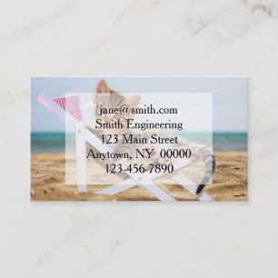 Cartão De Visita Gato descansando sobre um soldado