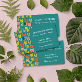 Cartão De Visita Gatos De Gato, Gatos, Gatos, Gatos, Gatos, Gatos E