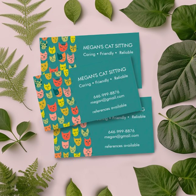 Cartão De Visita Gatos De Gato, Gatos, Gatos, Gatos, Gatos, Gatos E (Criador carregado)