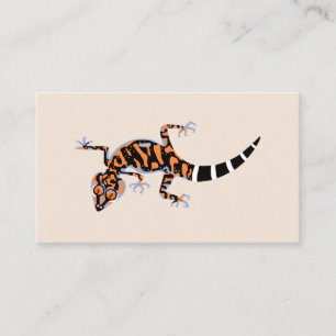 Cartão De Visita GECKO - réptil - lagarto - animal