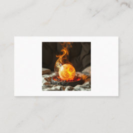 Cartão De Visita Geheimnisvolle Dracheneier – Ursprung des Feuers