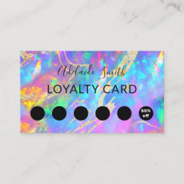 Cartão De Visita gemstone opal de bombeiros do cartão-fidelidade