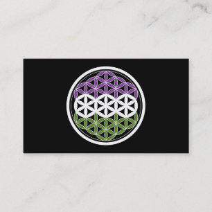 Cartão De Visita gêneroQueer geometria sagrada