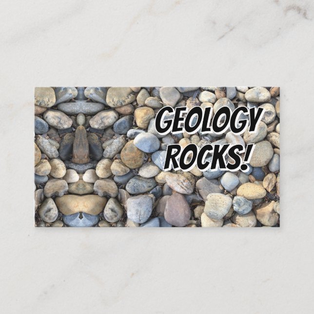 CARTÃO DE VISITA GEOLOGIA ROCHA! (Frente)