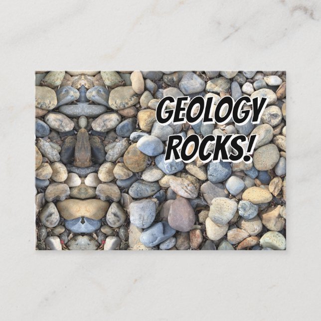 CARTÃO DE VISITA GEOLOGIA ROCHA! (Frente)