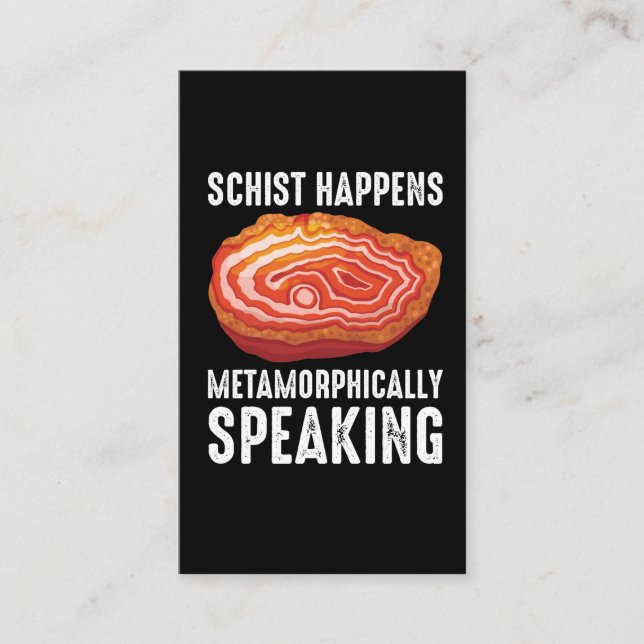 Cartão De Visita Geólogo Geólogo Mineral Geólogo Funny (Frente)