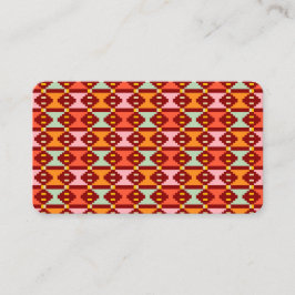 Cartão De Visita Geometria Boho Moderna