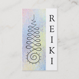 Cartão De Visita Geometria sagrado do médico mestre de Reiki do *~*