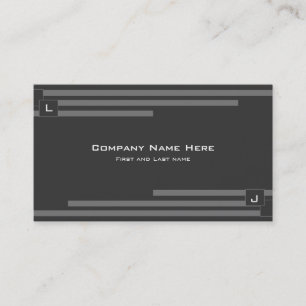 Cartão de visita Geométrico Moderno