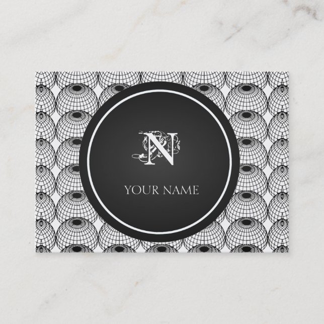 Cartão De Visita Geométrico moderno (Frente)