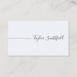 Cartão De Visita Geométrico Moderno Simples