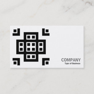 Cartão De Visita Geometropolis - 030614 - Preto em Branco