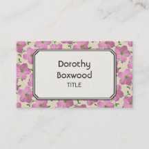 Gerânio cor-de-rosa botânico floral customizável