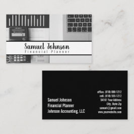 Cartão De Visita Gerenciamento de Riqueza do Contador do Planejador