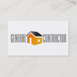 Cartão De Visita Gerente Construtor Empreiteiro Geral Construção