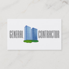 Cartão De Visita Gerente de Construtor Geral de Obras
