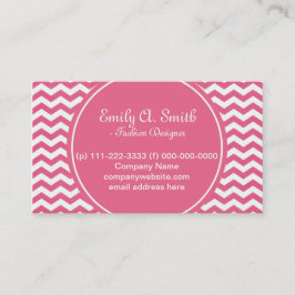 Cartão De Visita gíria, adorável, branca e rosa