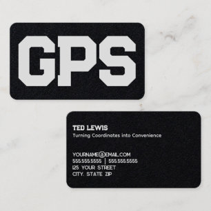 Cartão De Visita GIS GPS Services Premium