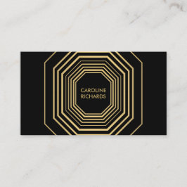 Cartão De Visita Glam Deco Jewelry Design Fashion Boutique No 1