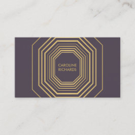 Cartão De Visita Glam Deco Jewelry Design Fashion Boutique No 3