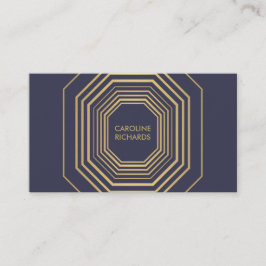 Cartão De Visita Glam Deco Jewelry Design Fashion Boutique No 6