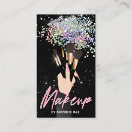 Cartão De Visita Glam MUA Beautician Beauty Salon Makeup Artista