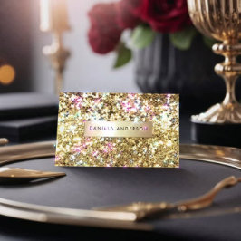 Cartão De Visita Glamor Dourado, brilho e luxo