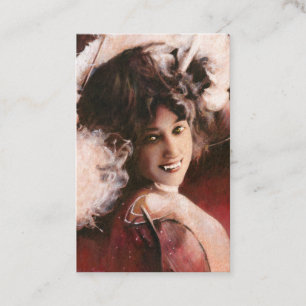 Cartão de visita glamoroso da senhora ACEO do