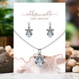 Cartão De Visita Glicor de Grelha Branca de Grelha Rosa de Glitter 