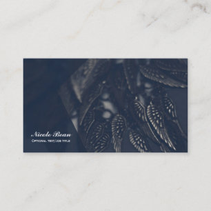 Cartão De Visita Glifo Gótico das Asas Anjo Escuro Personalizado