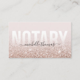 Cartão De Visita Glitter Dourado do Agente de Assinatura de Emprést