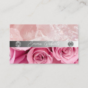 Cartão De Visita Glitter Glam Beauty Makeup Artista Eyelashes & Láb