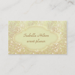 Cartão De Visita Glitter proffesional elegante