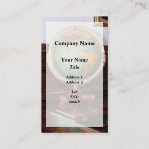 Cartão De Visita Globo no Piano