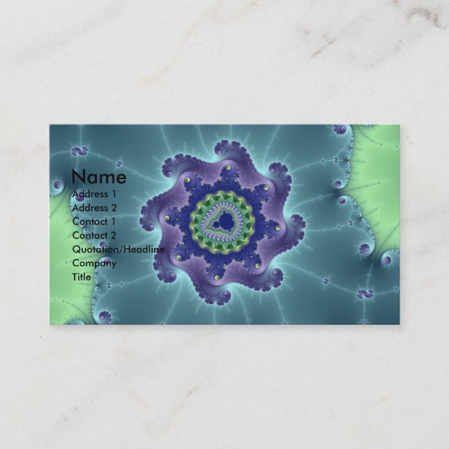 Cartão De Visita Glória Springshine (Frente)