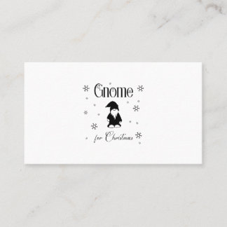 Cartão De Visita Gnome para o Natal 2