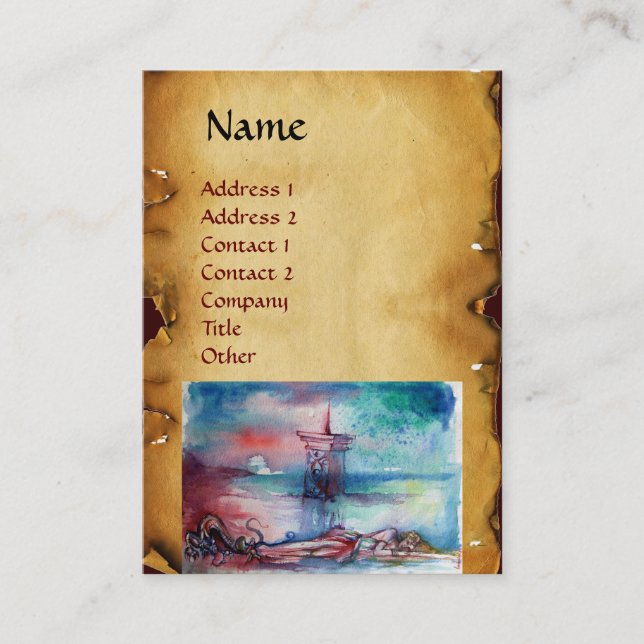 Cartão De Visita GNOMON E SENHORA DO BURAÇO LAGO Brown (Frente)