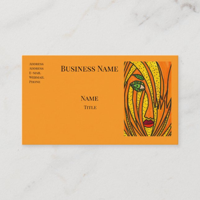 Cartão De Visita Golden Business Cards (Frente)