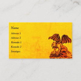 Cartão De Visita Golem Gargoyle