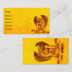 Cartão De Visita Golem Gargoyle