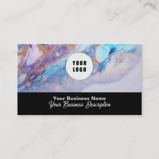 Cartão De Visita Google Review com link de código QR (Frente)