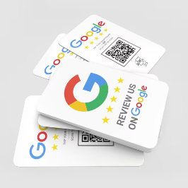 Cartão De Visita Google Review QR Code Tap para Rever as Classifica