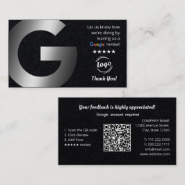 Cartão De Visita Google Reviews Premium QR