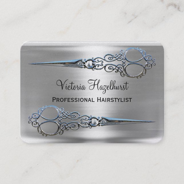 Cartão De Visita Grace Monroe Double Scissors Professional II (Frente)