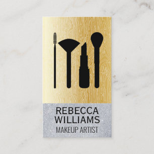 Cartão De Visita Gradação Dourada das Linhas Naturais  Conjunto d