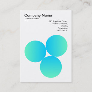 Cartão De Visita Gradiente 3 Círculos 05