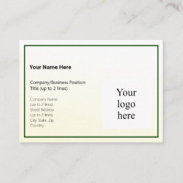 Cartão De Visita Gradiente de Tint Dourado e poderoso logotipo Hunt