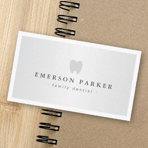 Cartão De Visita Gradiente moderno de cinzas luminosas do logotipo 