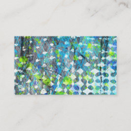 Cartão De Visita Grafite de tempestade à beira-mar